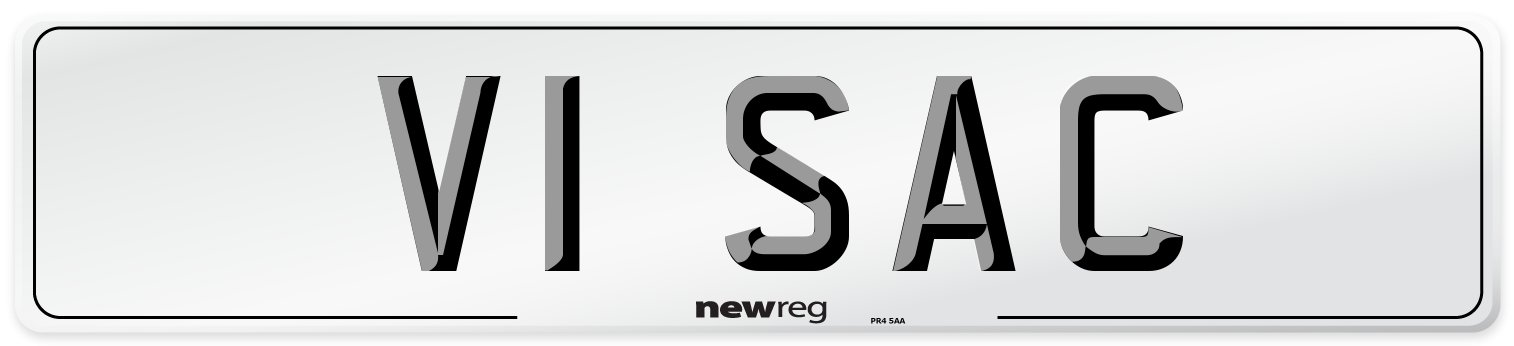 V1 SAC Number Plate from New Reg